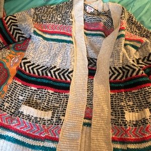 Aztec Print Cardigan
